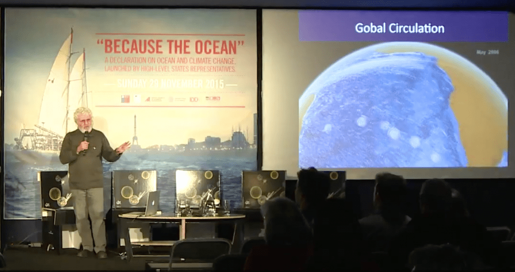 Eric Karsenti et Colomban de Vargas, parrain et directeur de Plankton Planet, parlent de l'importance du plancton et des océans pour le climat